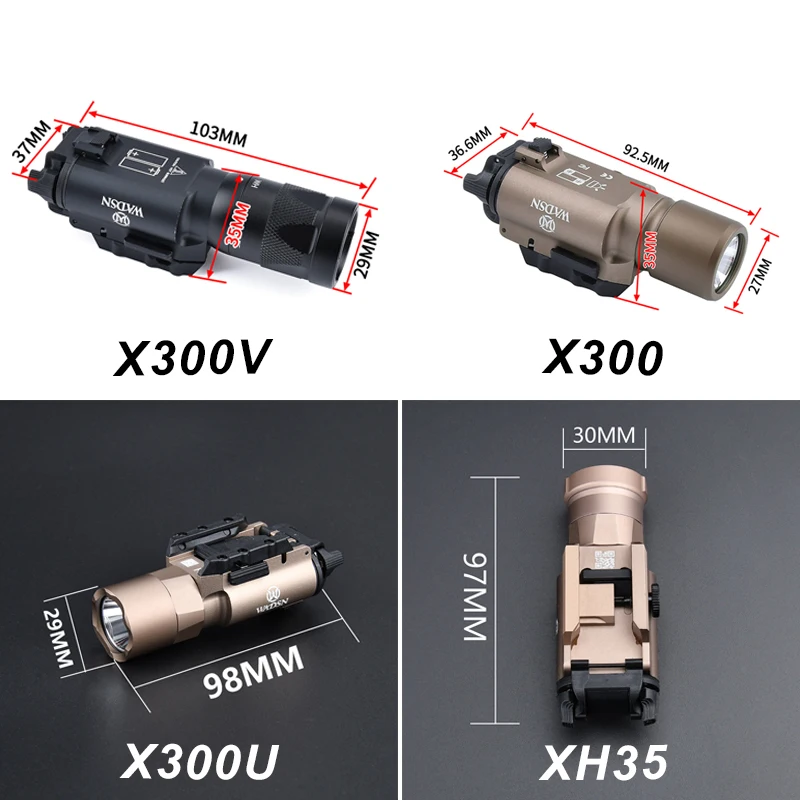 SureFire X300 linterna táctica LED para pistola - potencia extrema - imagen 5