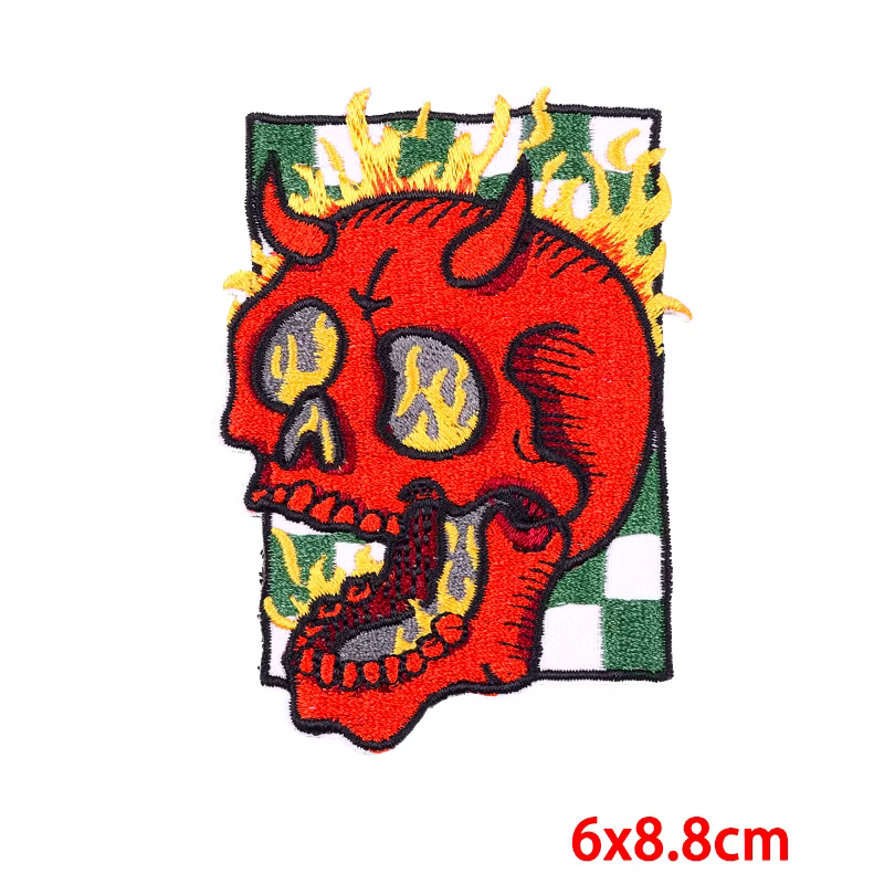 Parche bordado skull cráneo táctico – Para coser o planchar - imagen 4
