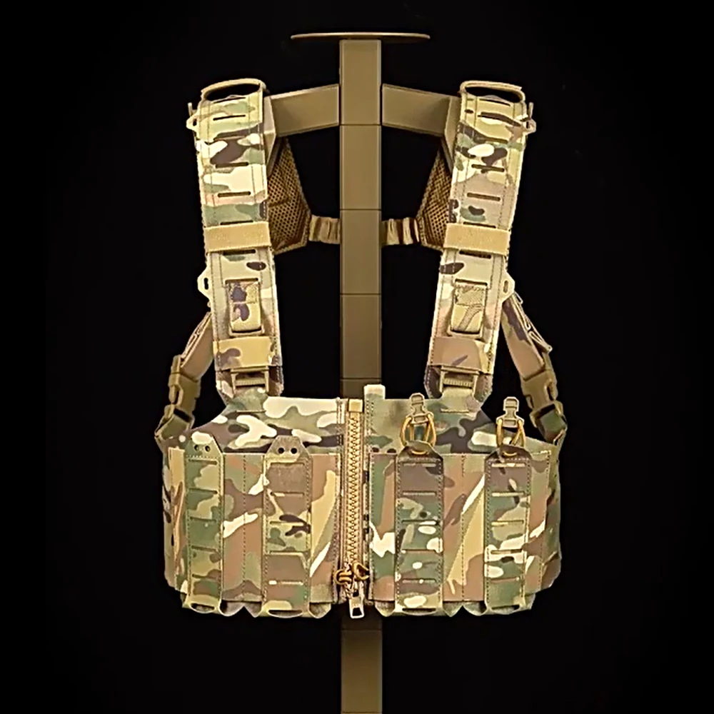 SF Chaleco táctico MOLLE nylon 500D ligero para cargadores caza - imagen 5