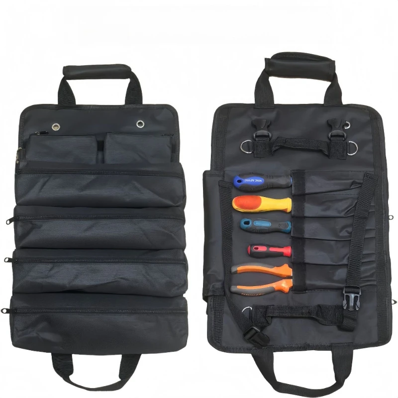 Bolsa de herramientas táctica con múltiples bolsillos enrollable - imagen 4