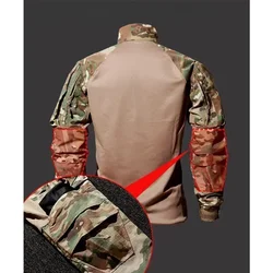 Conjunto uniforme camuflaje transpirable entrenamiento con bolsillos