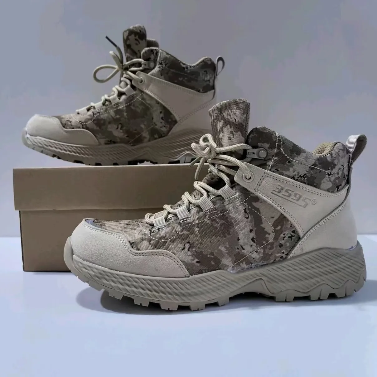 Botas tácticas outdoor hombre – Suela antideslizante todoterreno - imagen 5