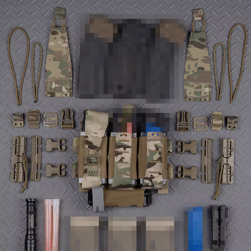 WG Portador triple magazine airsoft sistema MOLLE rifle táctico - imagen 3