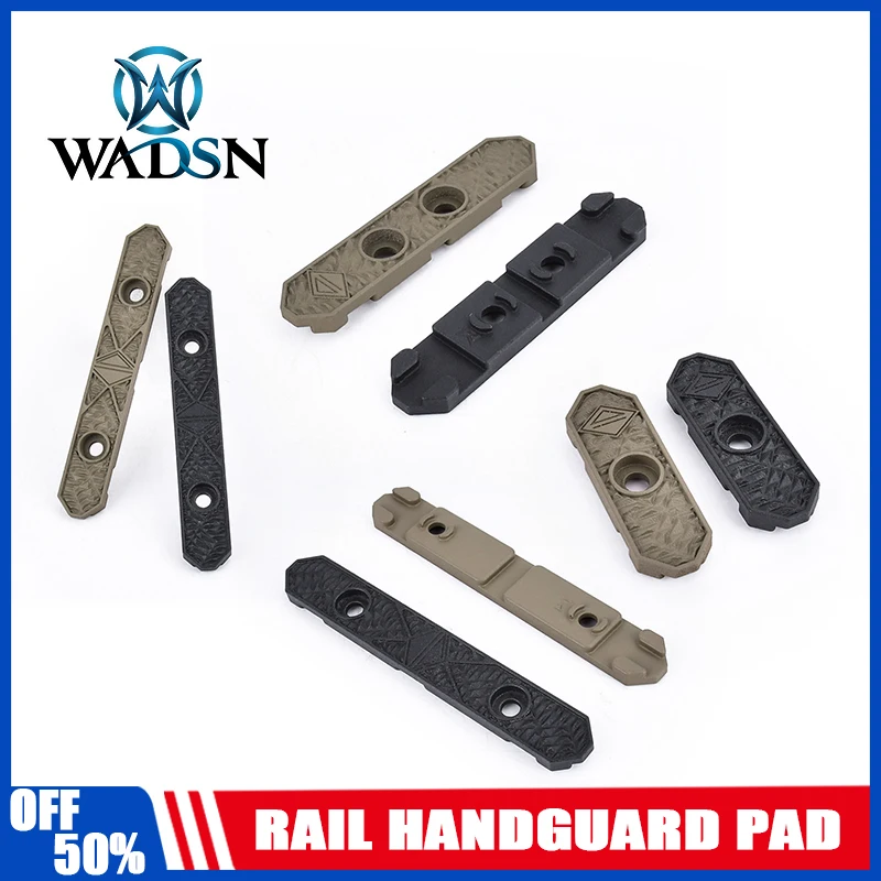 Protector táctico WADSN M-LOK KeyMod nailon airsoft – Accesorio manillar - imagen 4