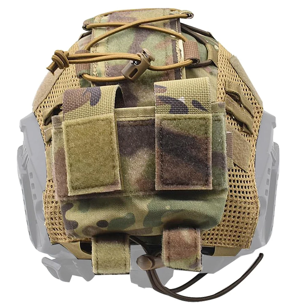 Funda rápida casco táctico con bolsa batería y contrapeso - imagen 4