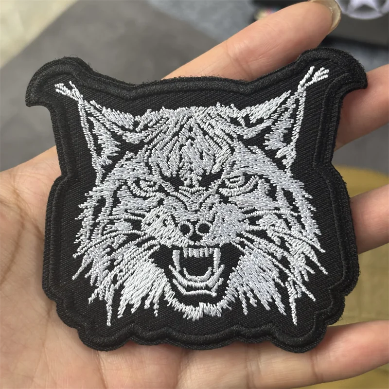 Parche bordado oso militar con gancho – Insignia moral táctica mochila - imagen 5