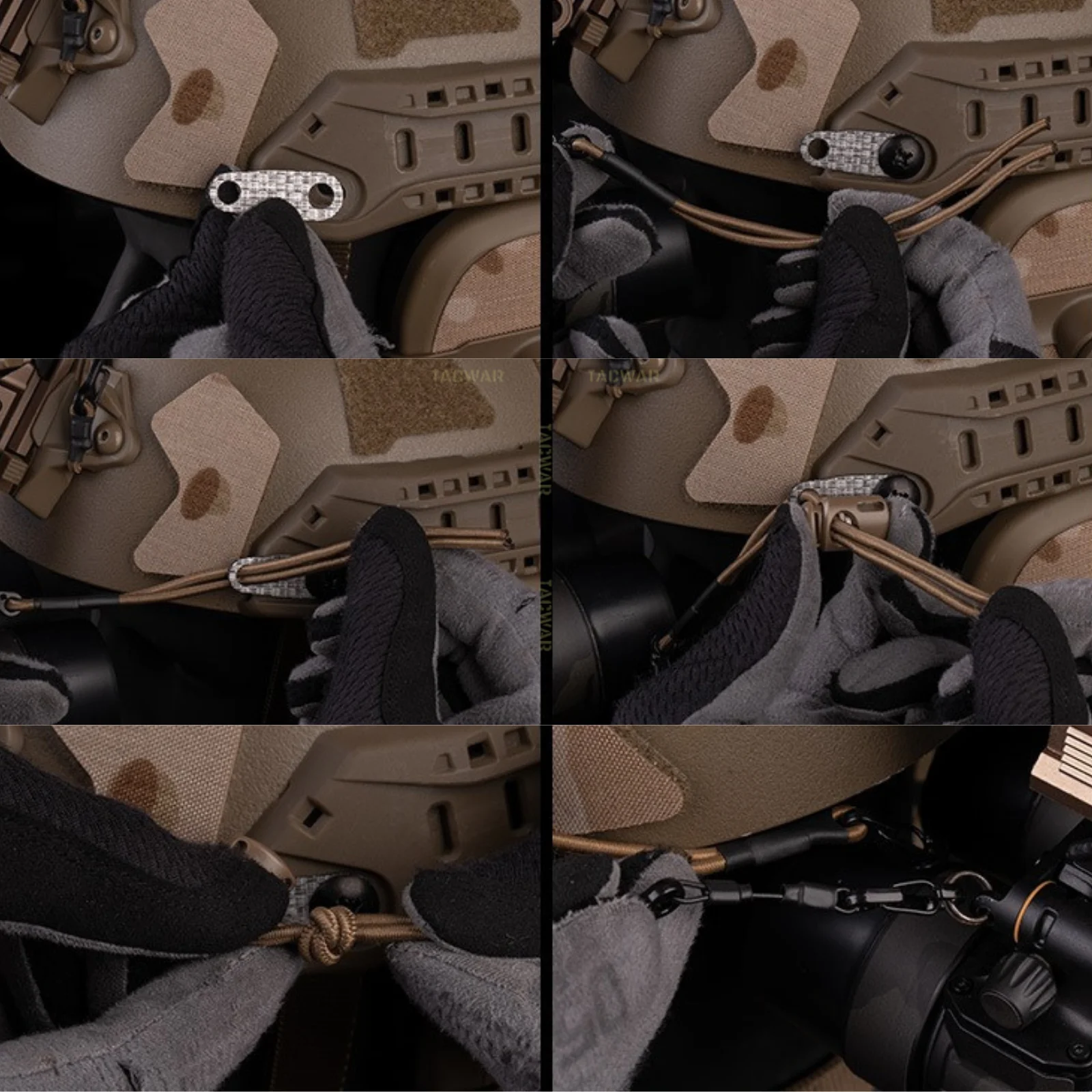 Cordón táctico elástico NVG para retención de visión nocturna - imagen 4