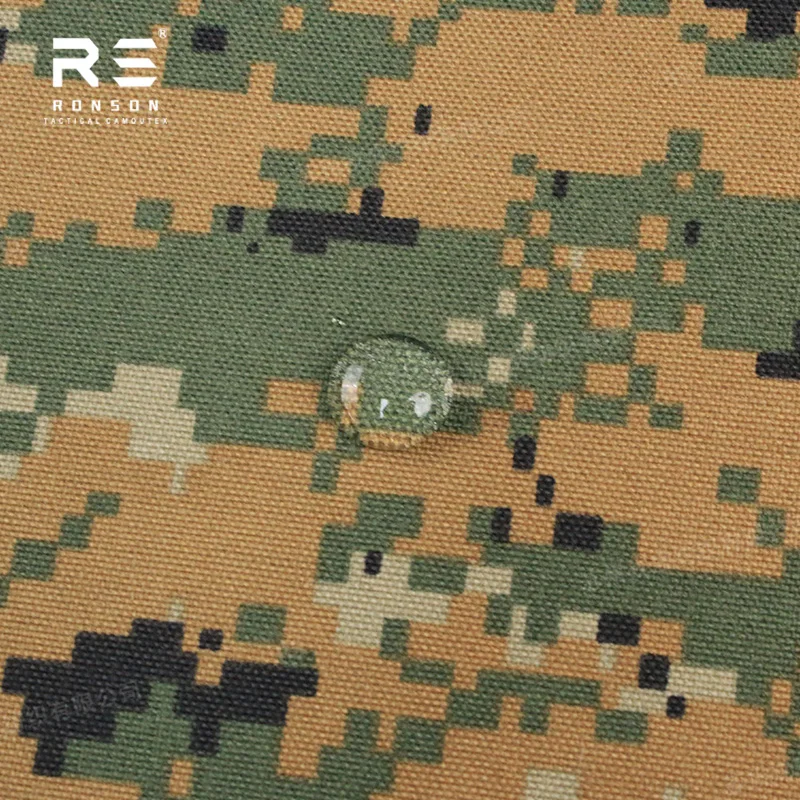 Ronson Tela Cordura 500D táctica Oxford MARPAT Woodland PU NIR - imagen 5