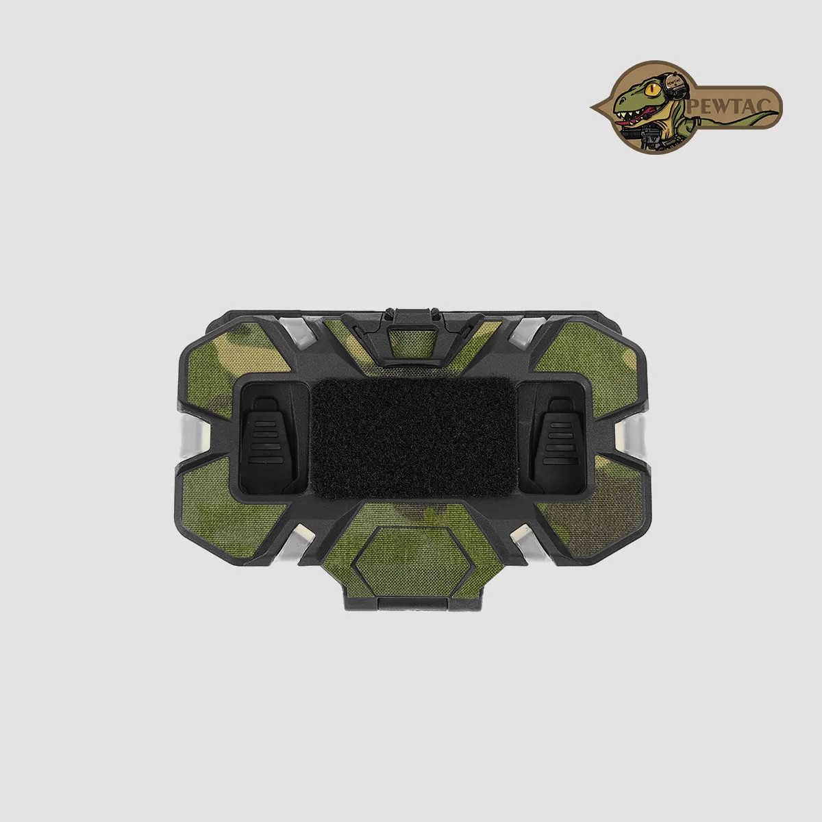 Soporte táctico MOLLE plegable para teléfono en chaleco Airsoft