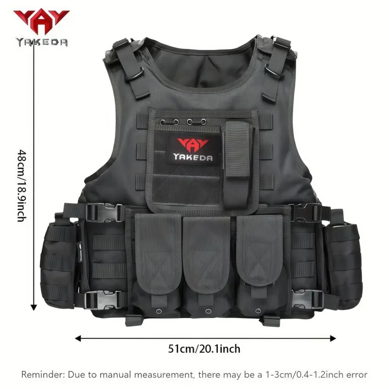 Chaleco táctico YAKEDA resistente al desgaste para exteriores - imagen 4