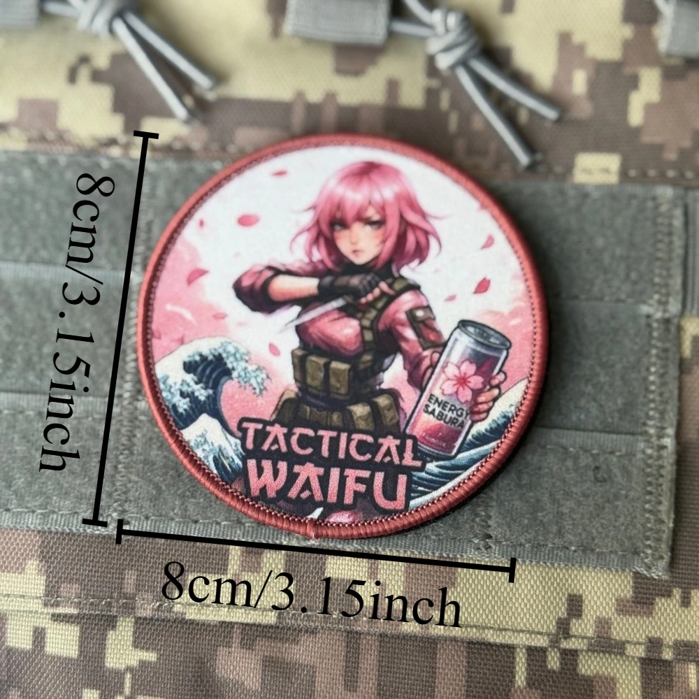 Detalle del parche y su acabado