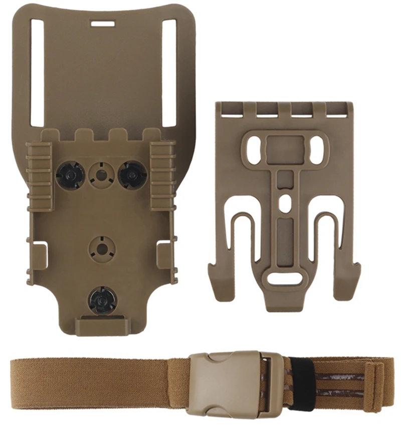 Funda táctica QLS 19/22 con correa de pierna y cinturón nailon - imagen 2