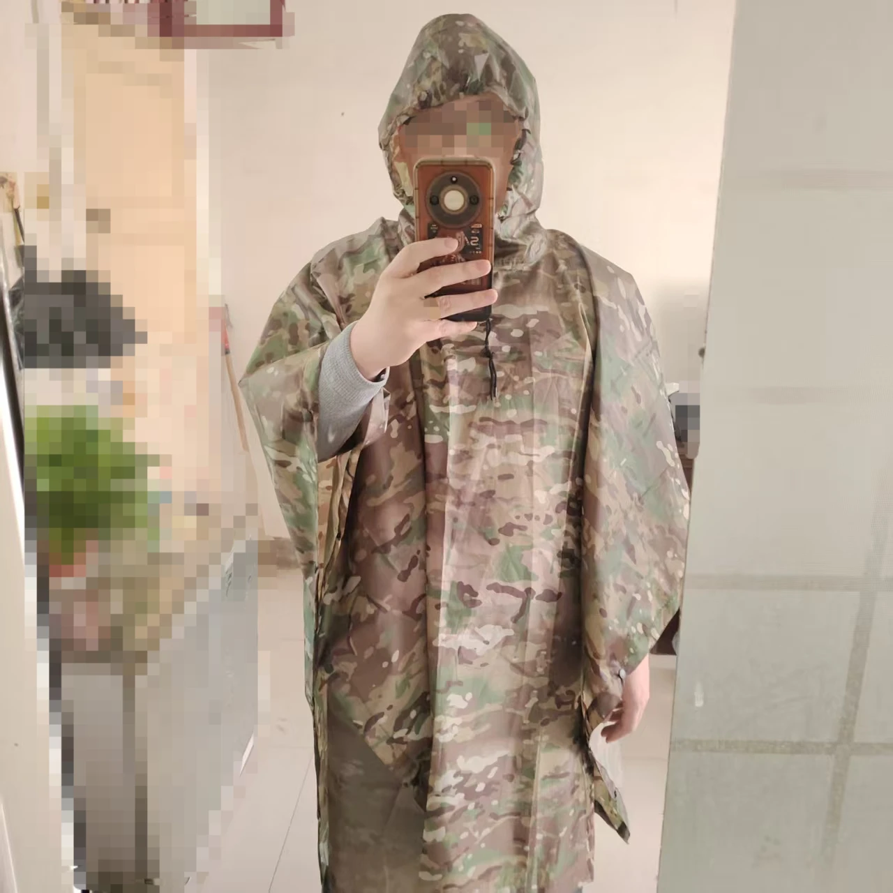Abrigo de lluvia Mackintosh camuflaje para exteriores táctico - imagen 5