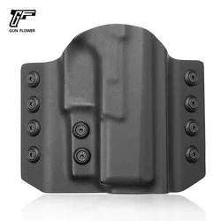 CZ P-09 funda táctica Kydex para cinturón con clip diestra