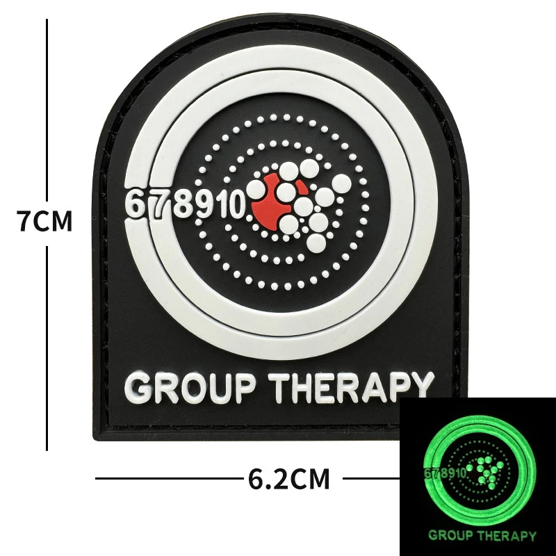 Parche táctico PVC 3D luminoso con gancho – Compatible MOLLE - imagen 3
