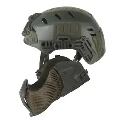 Casco Táctico Wendy 3.0 Modular con Gafas y Máscara – Caza Tiro Airsoft