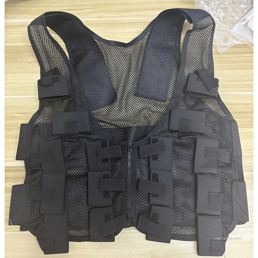 Chaleco táctico primera línea MOLLE – equipo airsoft senderismo - imagen 2