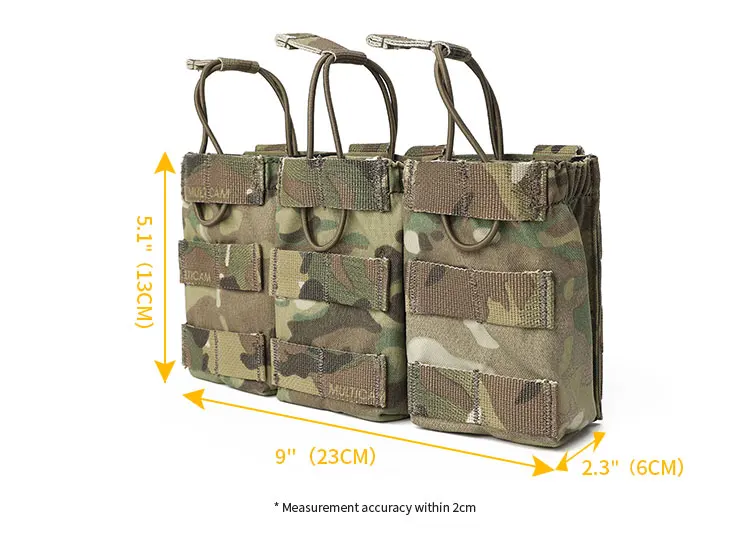 Portacargador Emersongear montado en chaleco táctico