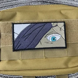 Parche velcro bordado ojos anime MOLLE para mochila táctica resistente