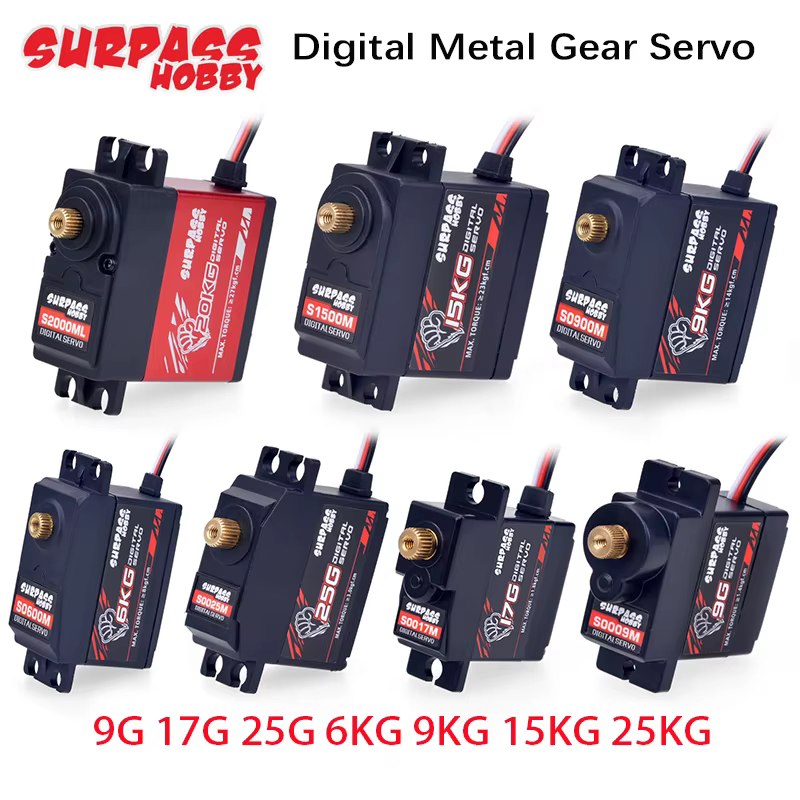 Servo Digital de Metal MOLLE para Avión Teledirigido - imagen 2