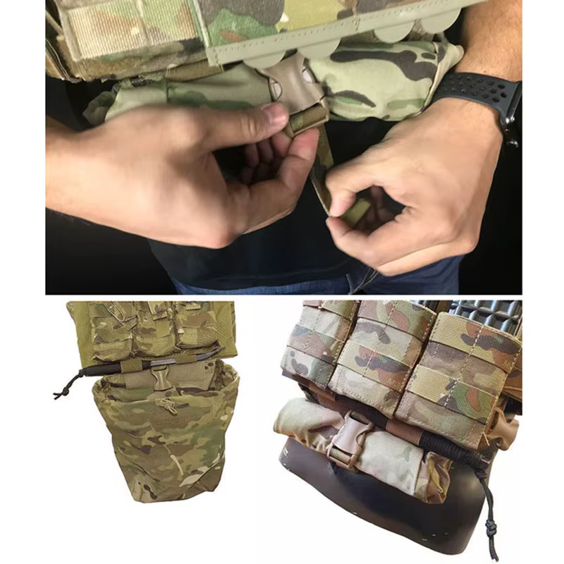 Chaleco táctico multifunción con bolsa enrollable ripstop outdoor - imagen 4