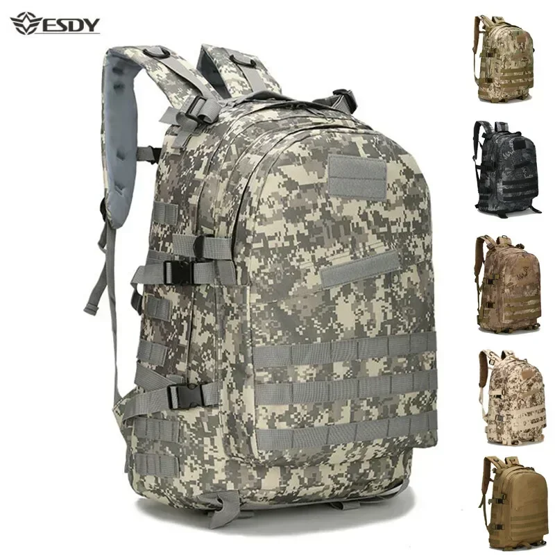 Mochila táctica 45L MOLLE camuflaje para expediciones trekking camping - imagen 5