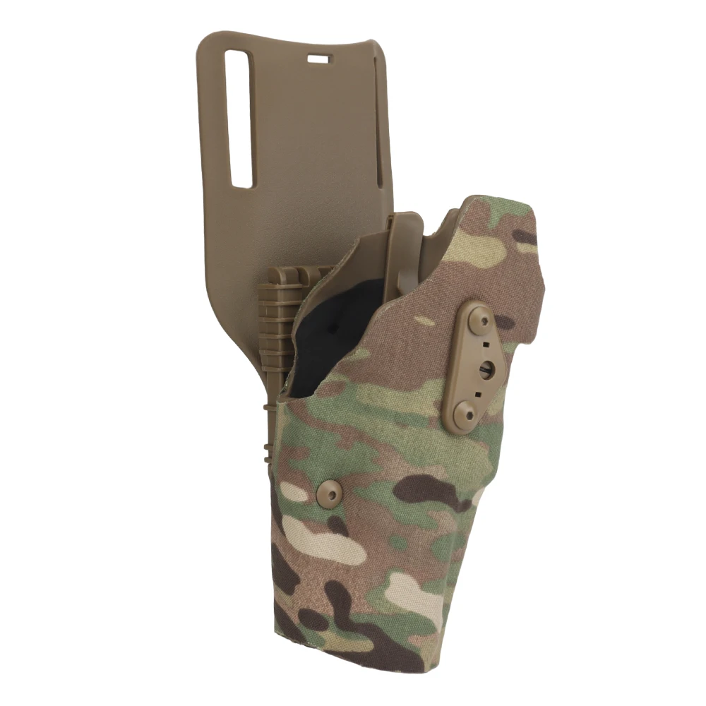 Funda táctica liberación rápida para pistola G17 QLS con cinturón