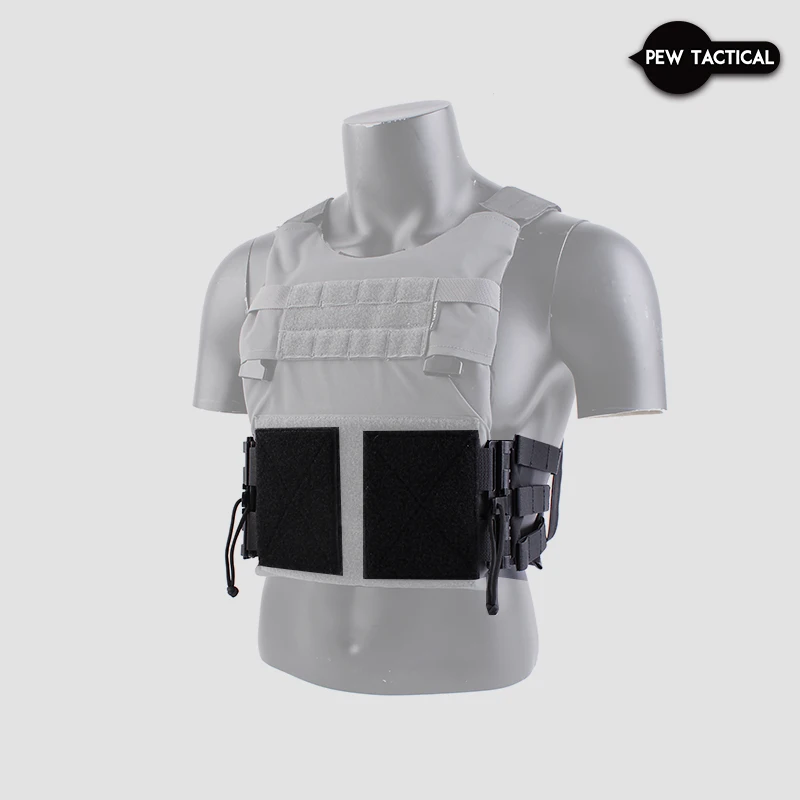 Chaleco táctico PEW con tubos de liberación rápida y MOLLE
