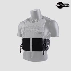 Chaleco táctico PEW con tubos de liberación rápida y MOLLE
