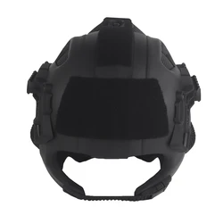 Casco táctico EVA ligero con malla de acero y visor para Airsoft