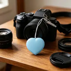 Colgante limpiador de pantalla móvil con forma de corazón