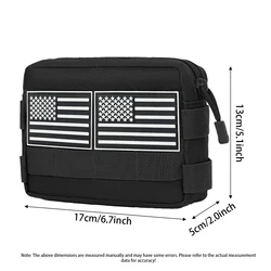 Bolsa MOLLE táctica compacta de acceso rápido para mochila y chaleco