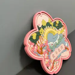Imán de nevera de PVC flexible 3D personalizado