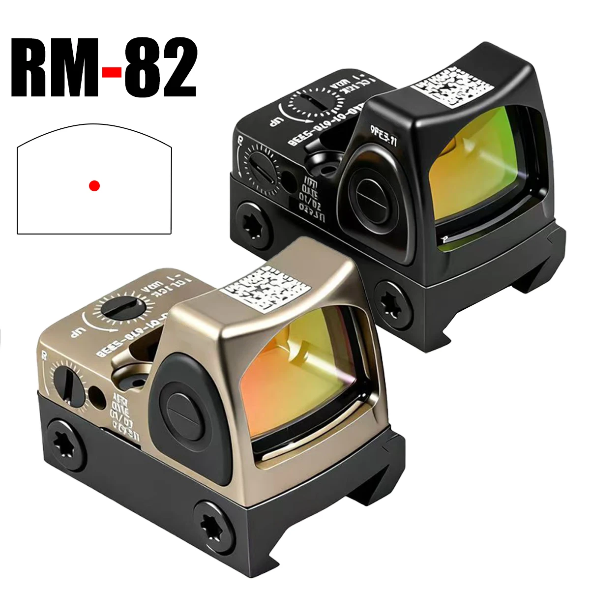 Mira Táctica Punto Rojo RM06 3.25 MOA Compatible Glock - imagen 4