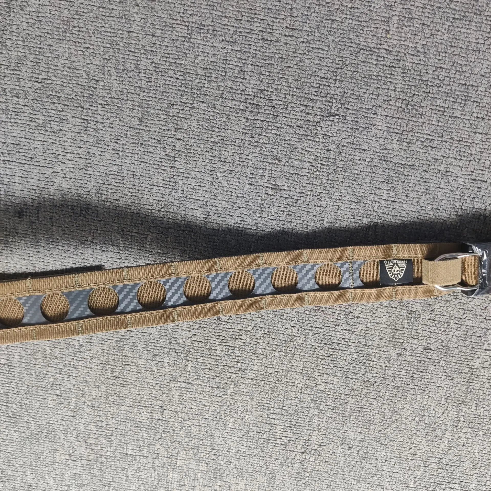FERRO cinturón táctico MOLLE Airsoft con hebilla metal liberación rápida