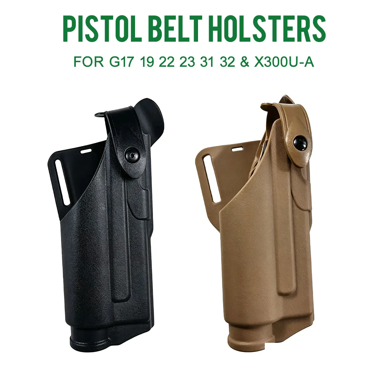 Funda táctica de cinturón para Glock 17/19/22/23/31/32