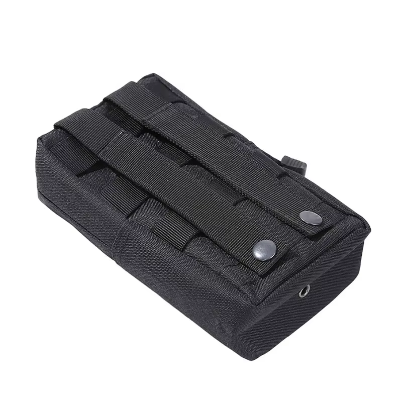Riñonera MOLLE 1000D – Almacenamiento táctico negro - imagen 3