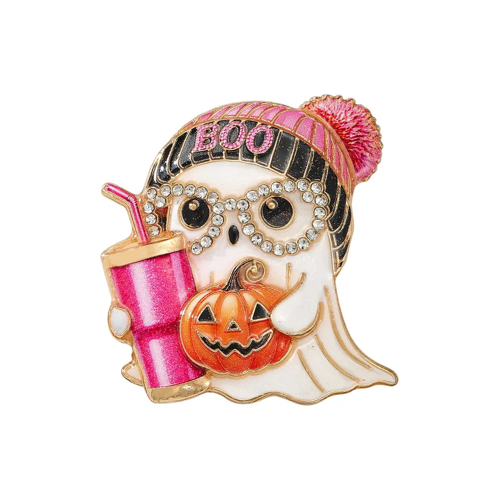 Llavero Halloween espeluznante fantasma calabaza para mochila - imagen 3