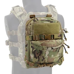 Mochila táctica hidratación MOLLE con bolsa de agua y portaplacas