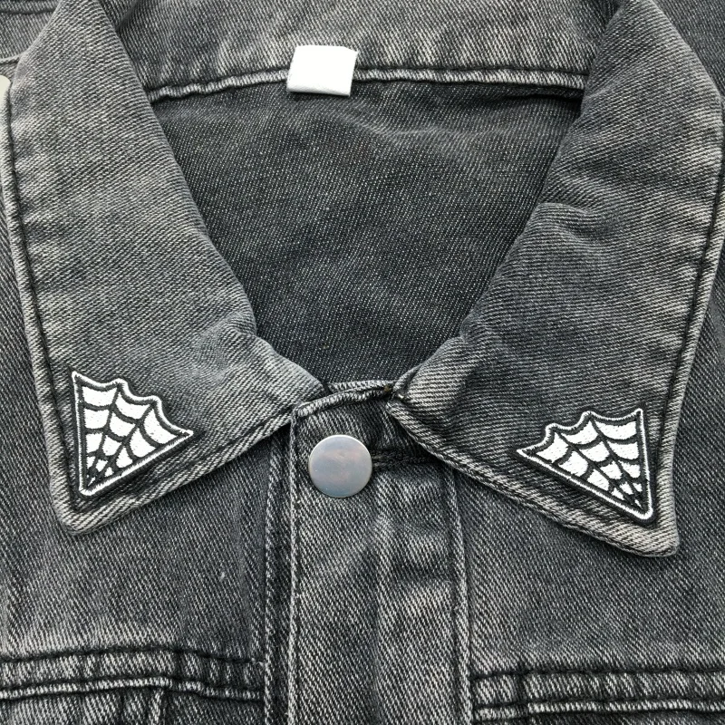 Parche telaraña para cuello, termoadhesivo para ropa - imagen 3
