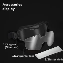 Gafas tácticas antivaho ventilación Airsoft Paintball Senderismo