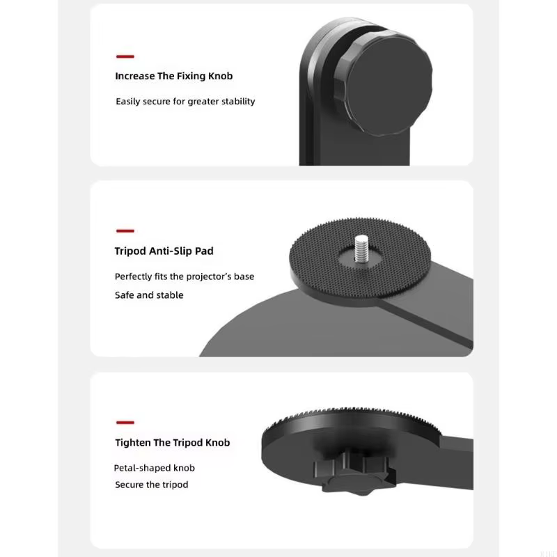 Soporte proyector compacto antideslizante con base resistente - imagen 2
