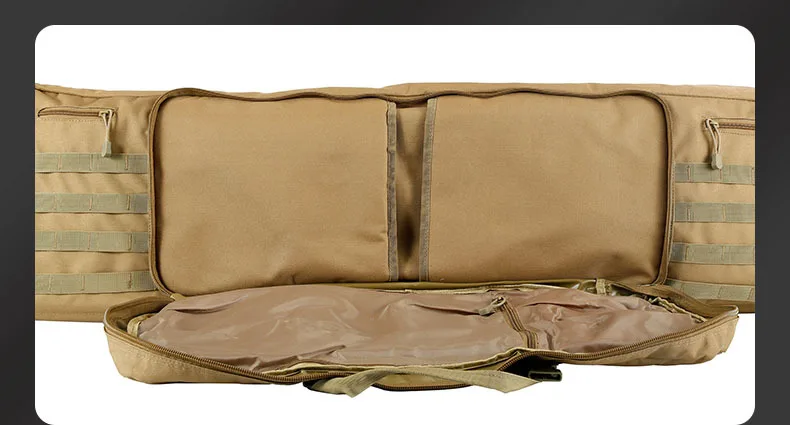 Vista del estuche protector doble para transporte