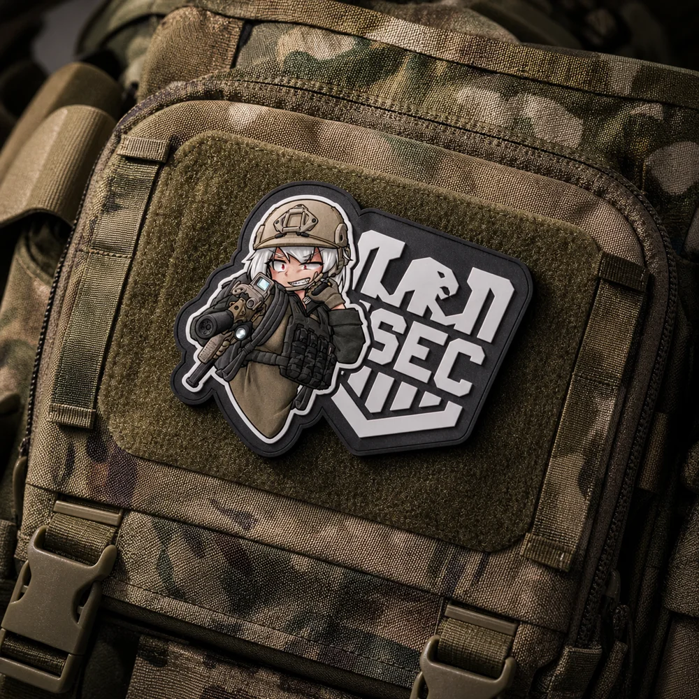 Parche táctico PVC Escape from Tarkov Black Division BEAR - imagen 2