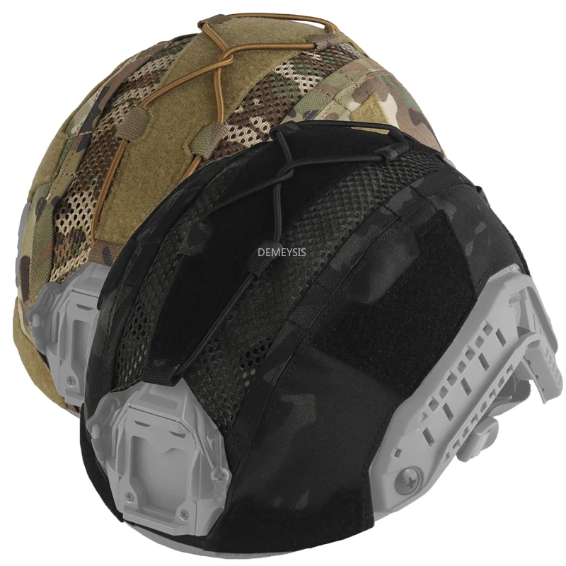 Cubierta casco táctico SF corte alto camuflaje Airsoft Paintball