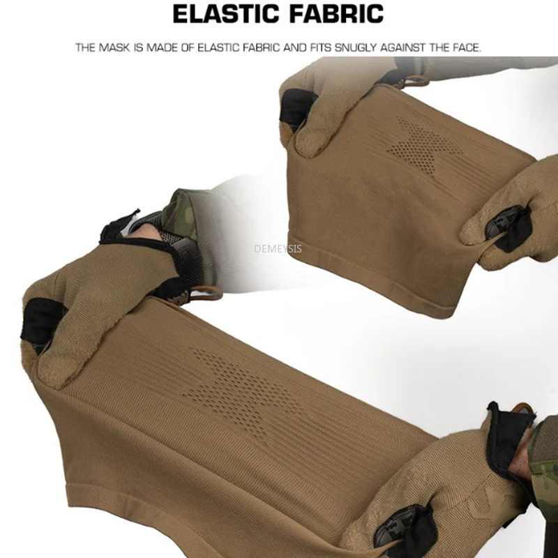 Máscara táctica airsoft malla acero con cubrecuello desmontable - imagen 2