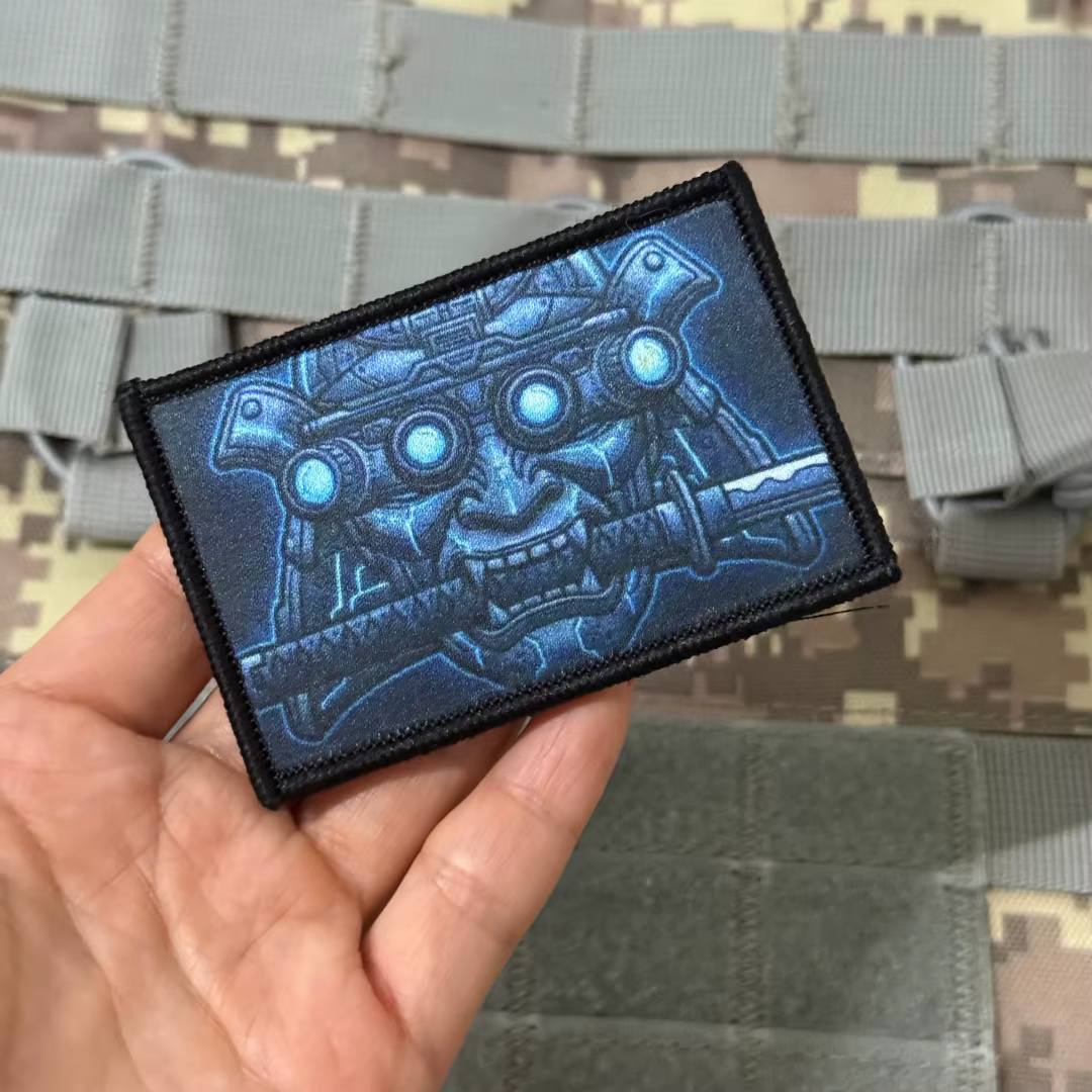 Morale Ronin Warrior Parche táctico con velcro para ropa - imagen 2