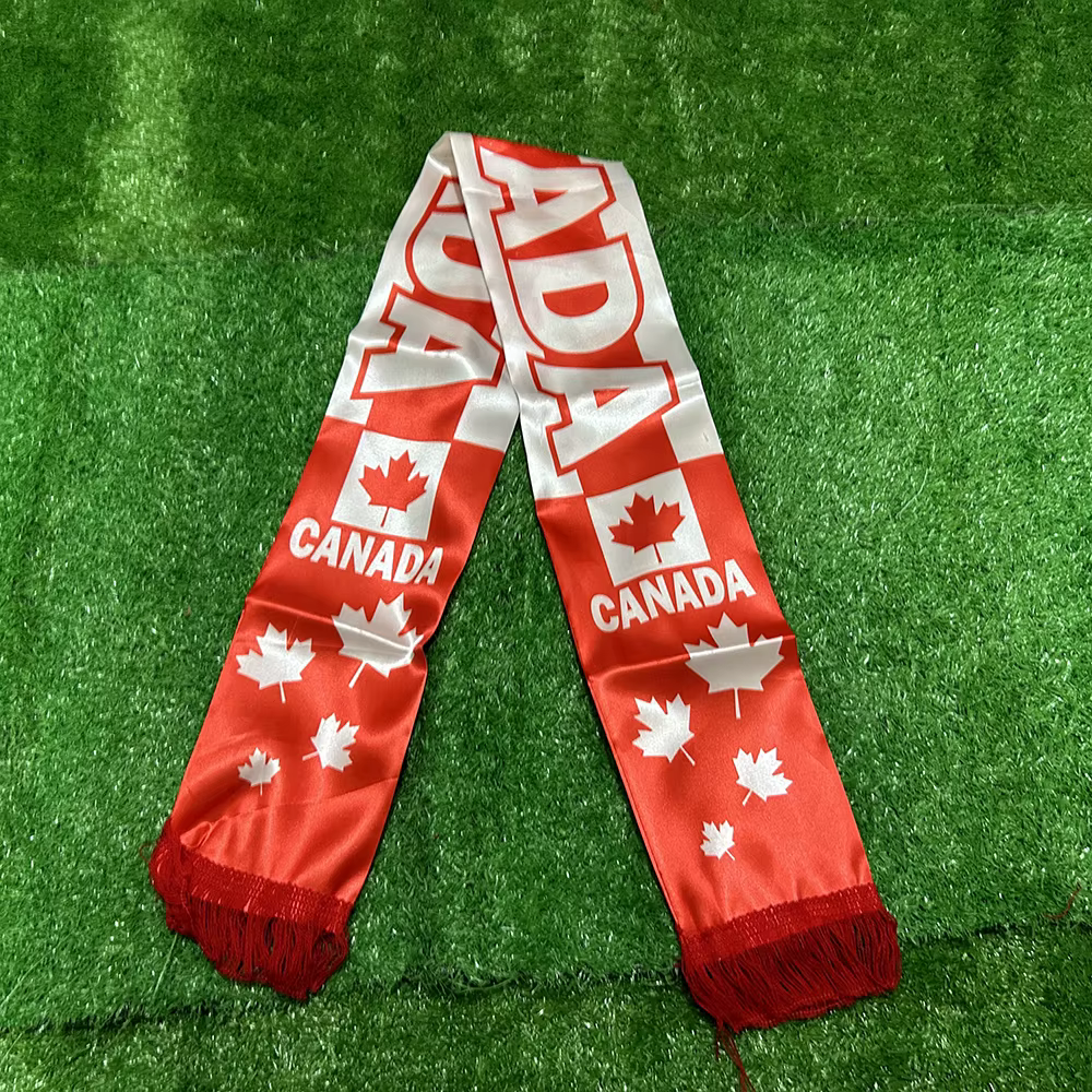 Uso deportivo bufanda bandera Canadá