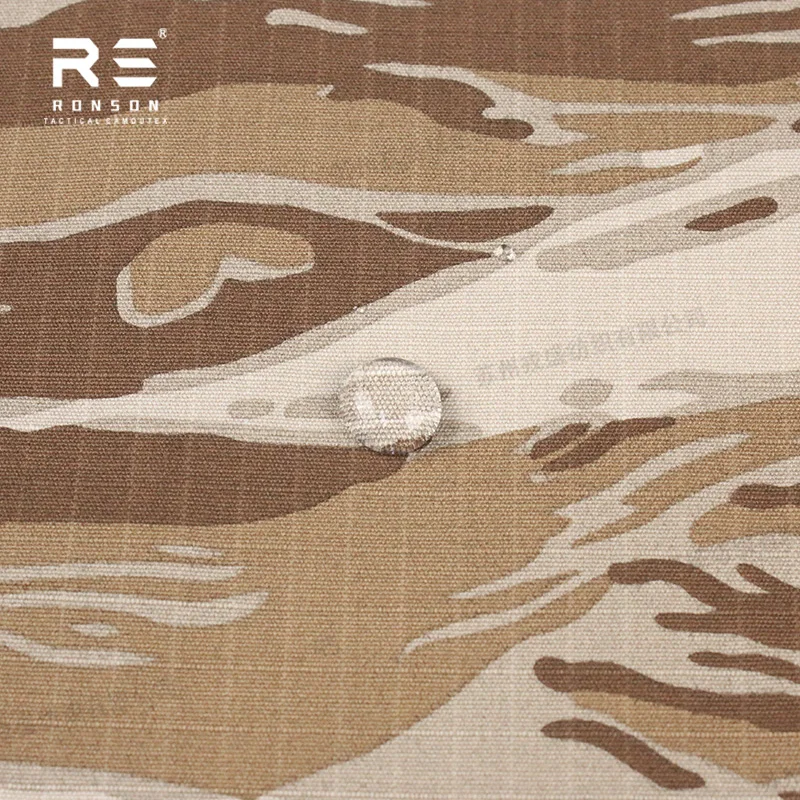 Tela táctica ripstop MARPAT Tiger Stripe desértico - imagen 4