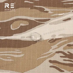 Tela táctica ripstop MARPAT Tiger Stripe desértico